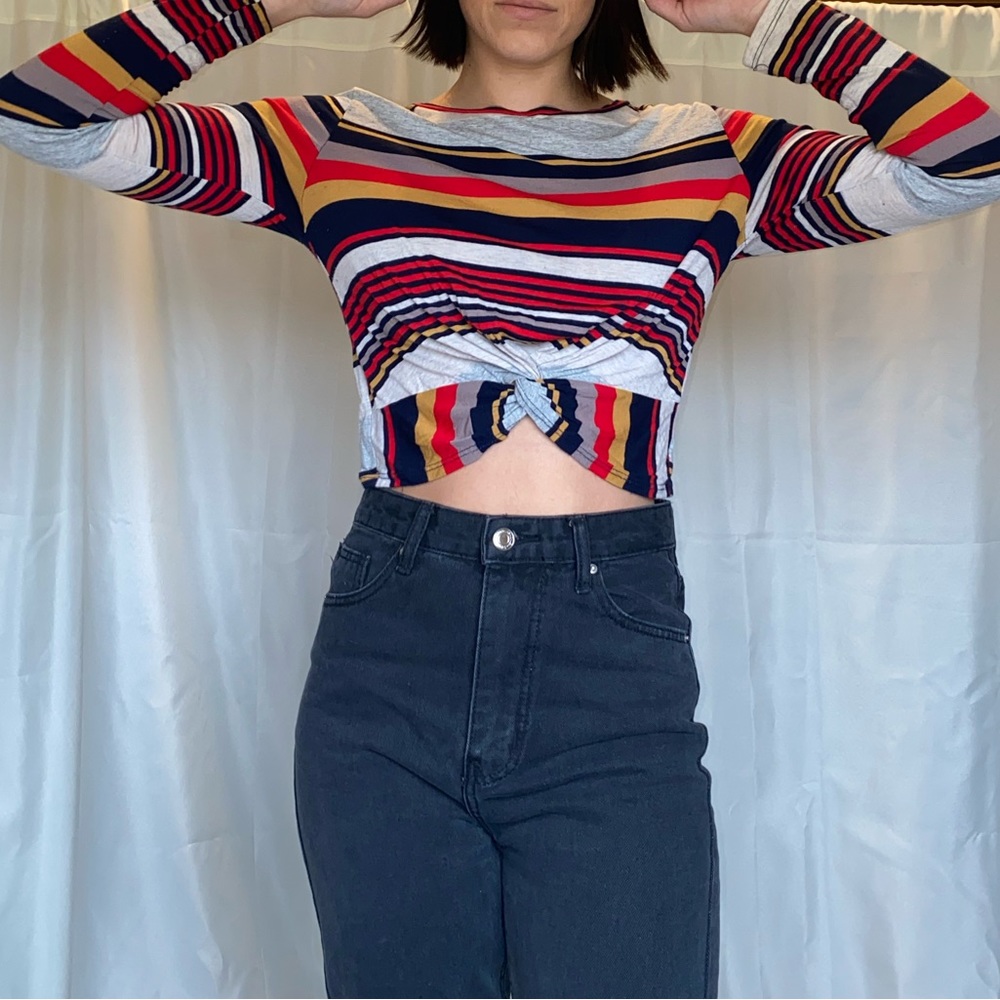 GAZE CROPPED SIZE M striped
